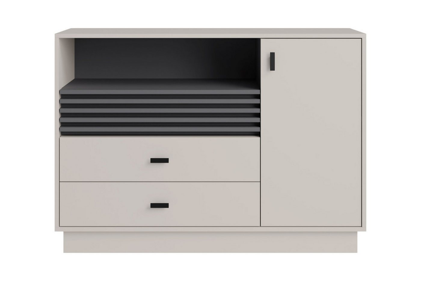 Deine Möbel 24 Kommode ALL 07 Kommode mit Schubladen 120 cm Hochwertige Laminatplatte 16 mm (Set, 1 St., Wohnzimmer Schlafzimmer Jugendzimmer Kinderzimmer), Sideboard von Deine Möbel 24