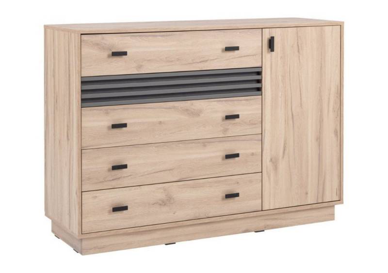 Deine Möbel 24 Kommode ALL 17 mit Schubladen 135 cm Sideboard (Set, 1 St., Hochwertige Laminatplate 16 mm) von Deine Möbel 24