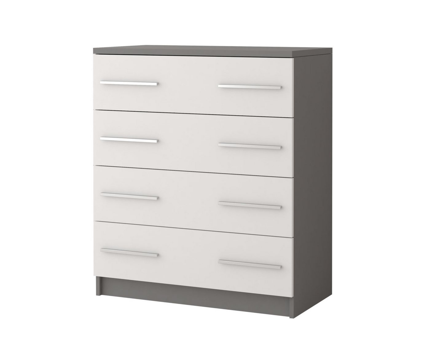 Deine Möbel 24 Kommode OLMO 02 Jugendzimmer Jugendmöbel in Weiß Weiß/Grau Weiß/Sonoma (Set, 1 St., Set), Sideboard Kindermöbel Kinderzimmer von Deine Möbel 24