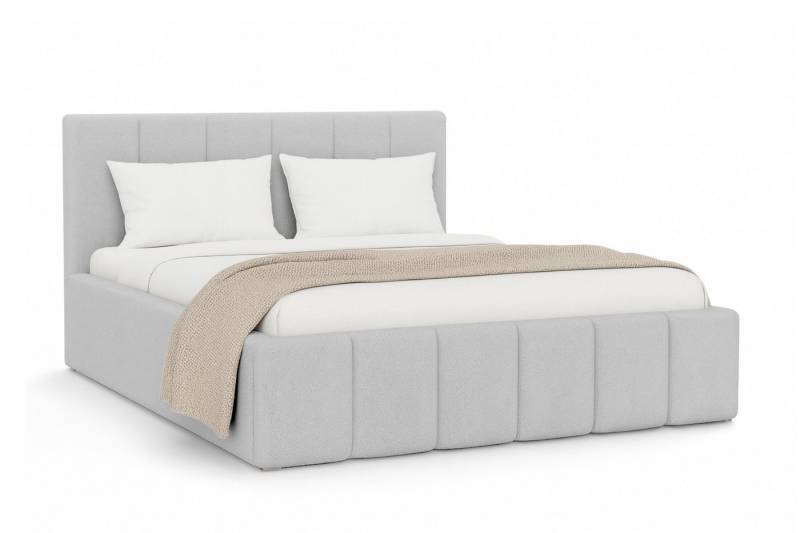 Deine Möbel 24 Polsterbett MEGAN Komplettbett in Velour / Bouclé mit Bettkasten und Lattenrost (Set, 1-tlg., 140x200/160x200/180x200/200x200), Luxuriös, funktional, stilvoll, mit Stauraum von Deine Möbel 24