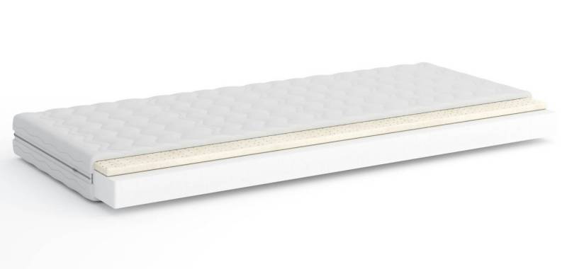Kaltschaummatratze Kaltschaum-Matratze mit LATEX Kindermatratze H2,5 Höhe 11 cm, Deine Möbel 24, 11 cm hoch, (80x160 80x180 90x190 90x200 120x200 140x200 Wendematratze Top), antiallegrisch,Matratze für Kinder,mit Latexeinlage,für Jugendliche von Deine Möbel 24