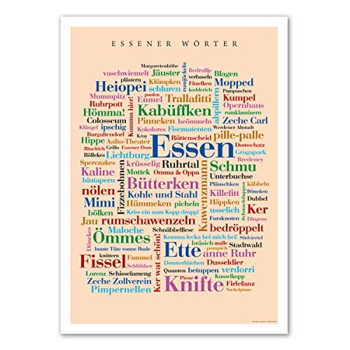 Deine Wörter Poster Essener (50x70 cm) von Deine Wörter
