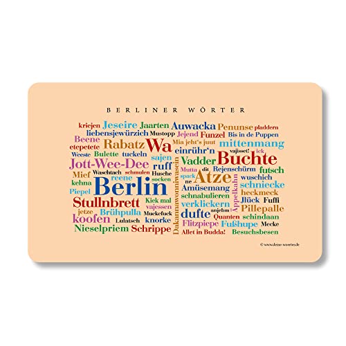 Frühstücksbrettchen Berliner Wörter Frühstücksbrettchen Berliner Wörter von Deine Wörter