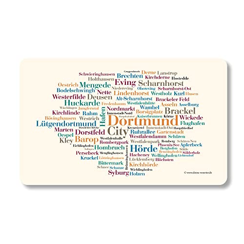 Frühstücksbrettchen Dortmunder Orte Frühstücksbrettchen Dortmunder Orte von Deine Wörter