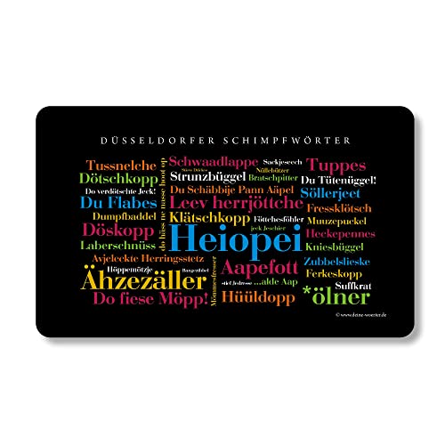 Frühstücksbrettchen Düsseldorfer Schimpfwörter Frühstücksbrettchen Düsseldorfer Schimpfwörter von Deine Wörter