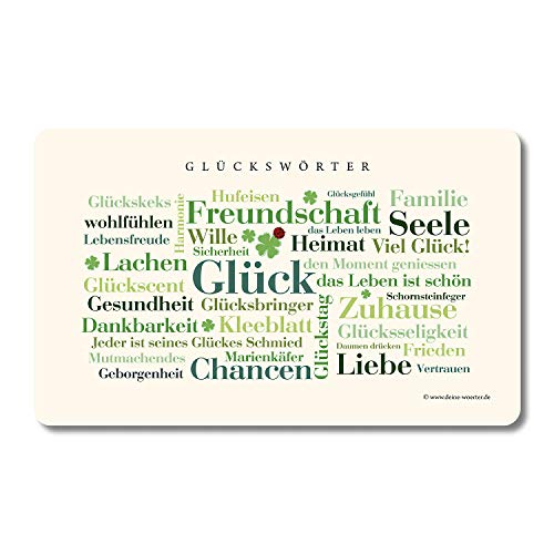 Frühstücksbrettchen Glückswörter Frühstücksbrettchen Glückswörter von Deine Wörter