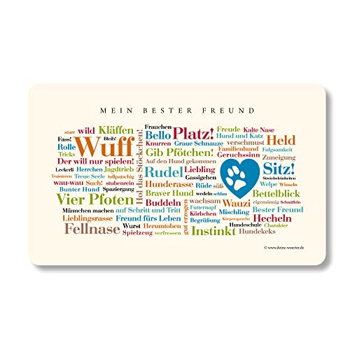 Frühstücksbrettchen Hunde Wörter Frühstücksbrettchen Hunde Wörter von Deine Wörter