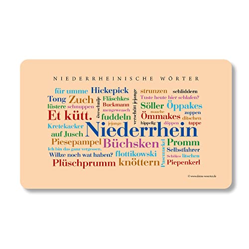 Frühstücksbrettchen Niederrheinische Wörter Frühstücksbrettchen Niederrheinische Wörter von Deine Wörter
