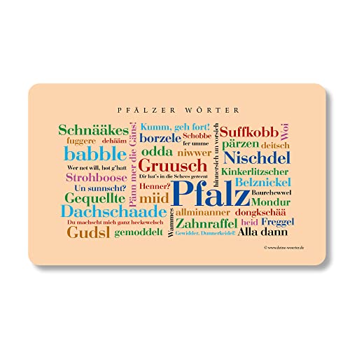 Frühstücksbrettchen Pfälzer Wörter Frühstücksbrettchen Pfälzer Wörter von Deine Wörter
