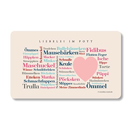 Frühstücksbrettchen Ruhrpott Kosewörter Frühstücksbrettchen Ruhrpott Kosewörter von Deine Wörter