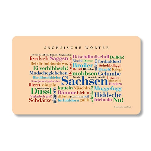 Frühstücksbrettchen Sächsische Wörter Frühstücksbrettchen Sächsische Wörter von Deine Wörter