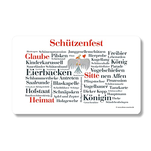 Frühstücksbrettchen Schützenfest Wörter Frühstücksbrettchen Schützenfest Wörter von Deine Wörter