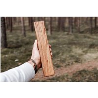 Große Pfeffermühle 30 cm Aus Gehackter Eiche, Gewürzmühle, Salz Und Pfeffermühle, Keramik Mahlwerk, Mit Individuellem Design, Pfefferstreuer von DeineKreidetafel