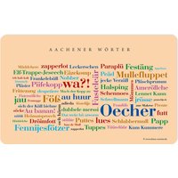 Frühstücksbrettchen Aachener Wörter von DeineWoerter