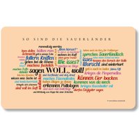 Frühstücksbrettchen So Sind Die Sauerländer von DeineWoerter