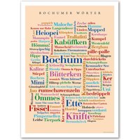 Poster Bochumer Wörter von DeineWoerter