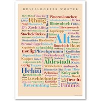 Poster Düsseldorfer Wörter Poster Düsseldorfer Wörter von DeineWoerter