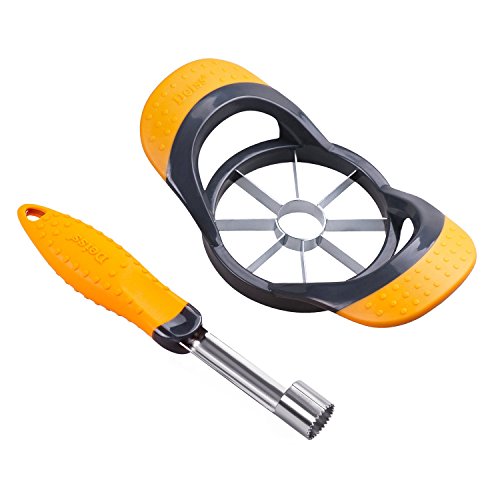 Deiss PRO Apfelschneider & Apfelentkerner Set - Apfelteiler und Entkerner - Rasiermesserscharfe Edelstahlklingen mit ergonomischen, rutschfesten Griffen - Langlebige Konstruktion - Spülmaschinenfest Deiss PRO Apfelschneider & Apfelentkerner Set - Apfelteiler und Entkerner - Rasiermesserscharfe Edelstahlklingen mit ergonomischen, rutschfesten Griffen - Langlebige Konstruktion - Spülmaschinenfest von Deiss