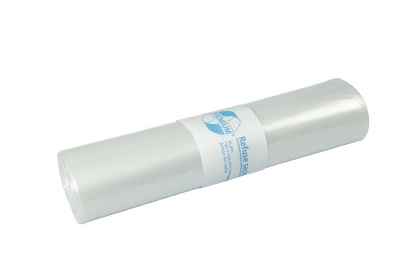 Deiss Haushaltshobel Müllsäcke DEISS PREMIUM transparent Typ 60 120 L Müllbeutel 25 Stück von Deiss