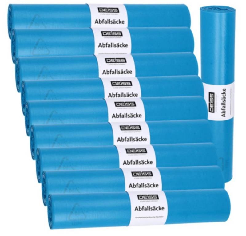 Deiss Müllbeutel DEISS Abfallsack 120 liter blau typ 60 700x1100 250 stück Müllbeutel Deiss Müllbeutel DEISS Abfallsack 120 liter blau typ 60 700x1100 250 stück Müllbeutel von Deiss