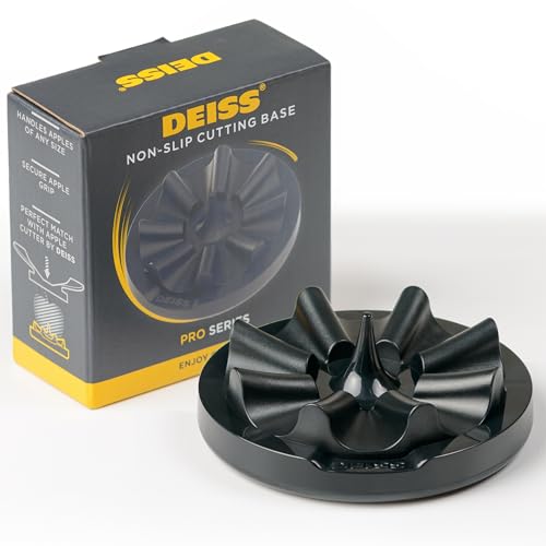 Deiss PRO Apfelschneider Basis - Sicherer Griff für perfekte Scheiben - Einfache Reinigung, robuste Konstruktion, Zeitersparnis beim Kochen und Backen von Deiss