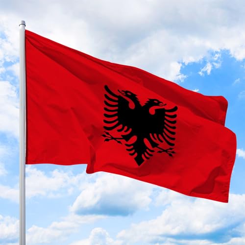 Deitert Flagge Albanien - Hissfahne Quer 335 x 200 cm Deitert Flagge Albanien - Hissfahne Quer 335 x 200 cm von Deitert