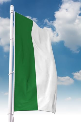 Deitert Hissfahne hoch - Längsstreifen 120x300cm grün-weiß Deitert Hissfahne hoch - Längsstreifen 120x300cm grün-weiß von Deitert