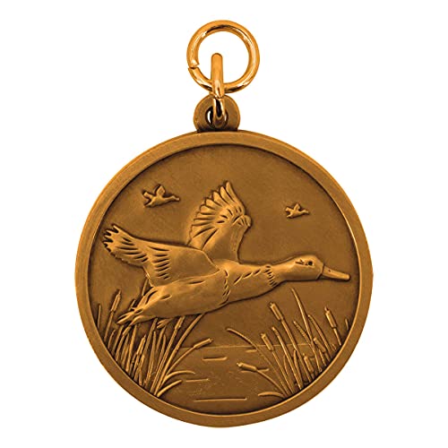 Deitert Jagdmedaille mit Name oder Wunschtext graviert, Motiv - Ente -, Bronze, personalisierte Jagdauszeichnung, Trophäe Deitert Jagdmedaille mit Name oder Wunschtext graviert, Motiv - Ente -, Bronze, personalisierte Jagdauszeichnung, Trophäe von Deitert