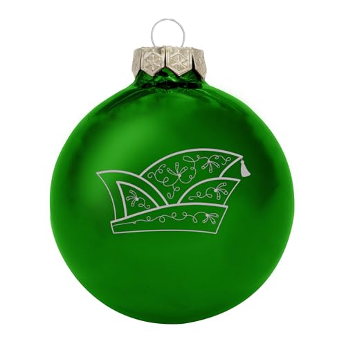 Deitert Weihnachtsbaumkugel (glänzend) mit Narrenkappe grün von Deitert