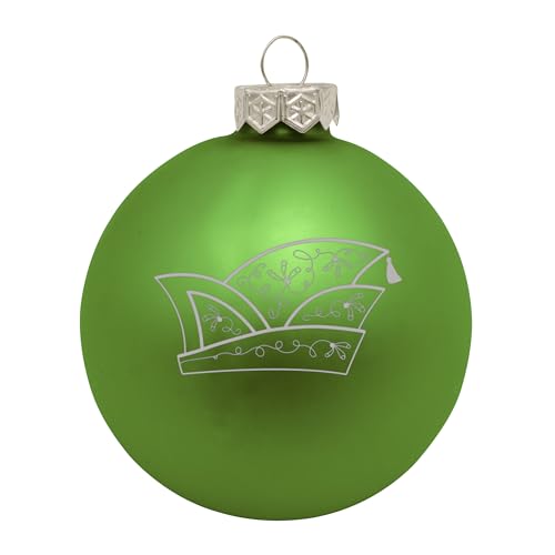 Deitert Weihnachtsbaumkugel (matt) mit Narrenkappe hellgrün von Deitert