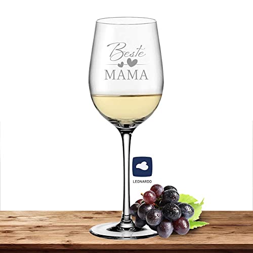 Leonardo Weißweinglas 300ml Ciao+ Beste Mama von Deitert