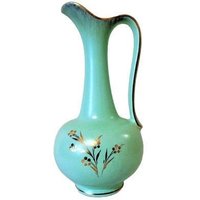 Grüne Vase Für Blumen, Keramik Krug, Hochzeitsvase, Mintgrünes Dekor, Made in Germany von DejaVuShopGifts