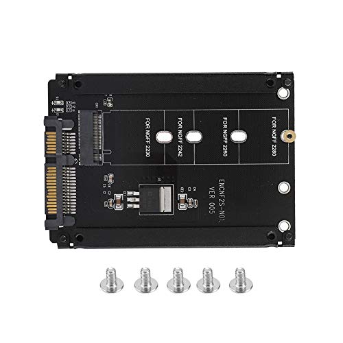 Dekaim Hochleistungs-22-Pin-M.2-NGFF-zu-SATa-Adapter, Adapter-Konvertergehäuse, Plug-and-Play-M.2-zu-SATa-B-Key von Dekaim