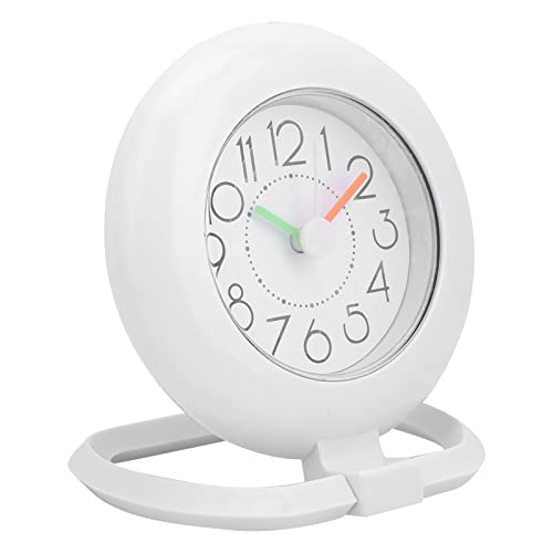 Dekaim Uhr Badezimmeruhr-Modische wasserdichte Dual-Use-Hängetischuhr Badezimmer-Küchen-Heimdekoration(Weiß) von Dekaim