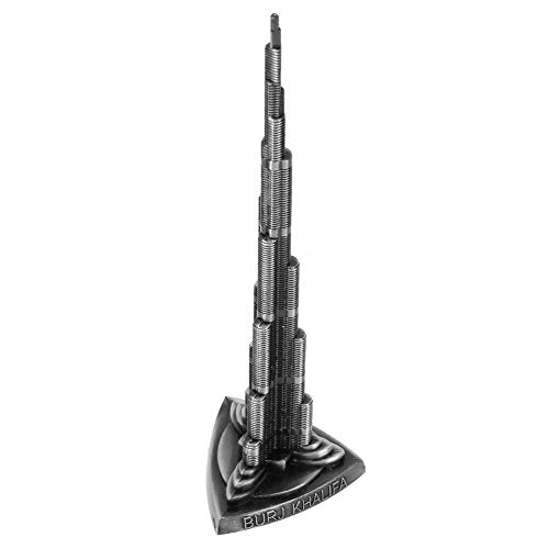 Turmornament, Burj Khalifa-Modell (ca. 18 cm/7,1 Zoll), Burj Khalifa-Miniaturmodell, Büromöbel-Schreibtischdekoration, Schreibtischmodell-Ornament aus Metall von Dekaim