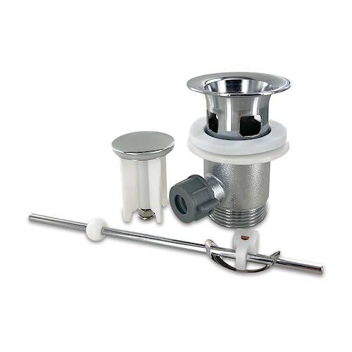 DEKAROX Ablaufgarnitur Ablaufventil 1 1/4" mit Exzenter und Abflussstopfen für Waschbecken Waschtisch Armaturen DEKAROX Ablaufgarnitur Ablaufventil 1 1/4" mit Exzenter und Abflussstopfen für Waschbecken Waschtisch Armaturen von Dekarox