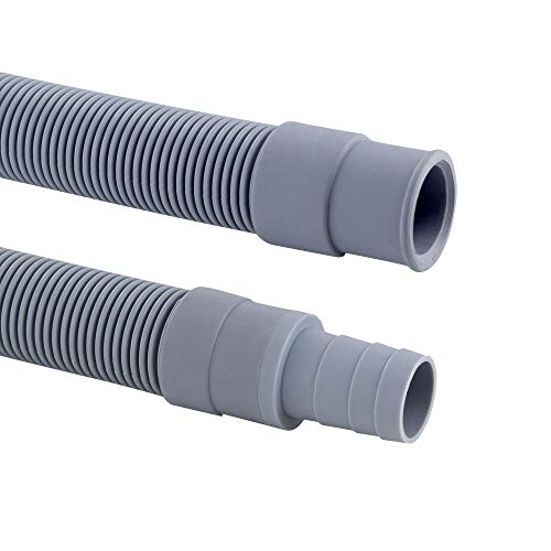 DEKAROX Ablaufschlauch Verlängerung 1,5m 19mmØ gerade/gerade -20° bis +90°C Universal für Waschmaschine Geschirrspüler Spülmaschine von Dekarox