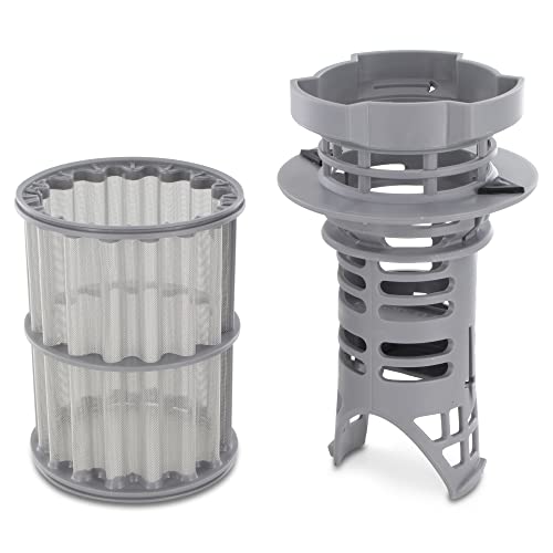 DEKAROX Grobsieb + Feinsieb Mikrofilter 2-teilig für Bosch Siemens 645038 00645038 für Spülmaschine Geschirrspüler wie SuperSilence SilencePlus Maxx Avantixx Logixx PerfectDry iQ100 iQ300 iQ500 iQ700 von Dekarox