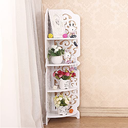 Stehend Eckregal Bad & 4-Etagen Eckregal Badezimmer - Duschregal Ecke, Stabil, Platzsparendes, Ohne Bohren - Weiß Dusch Organizer Kleines Badregal für Dusche, Badezimmer Stehend Eckregal Bad & 4-Etagen Eckregal Badezimmer - Duschregal Ecke, Stabil, Platzsparendes, Ohne Bohren - Weiß Dusch Organizer Kleines Badregal für Dusche, Badezimmer von Dekltus