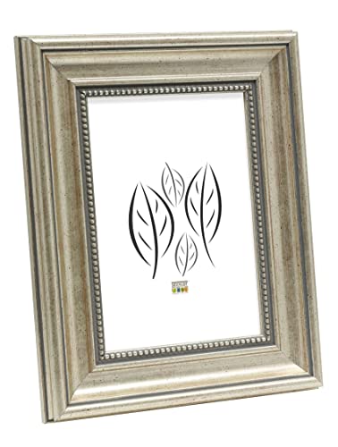 Deknudt Frames 13x18 Silberfarbe mit Perlenkante Rahmen von Deknudt Frames