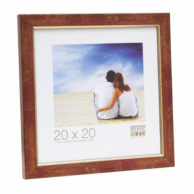 Deknudt Frames Bilderrahmen Größe (Bild): 35 cm H x 28 cm B, Farbe: Rot/Gold von Deknudt Frames