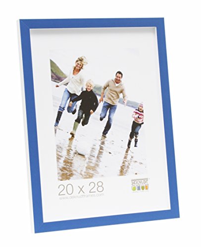 Deknudt Frames Bilderrahmen mit Aufsteller Farbe: Blau/Weiß, Größe (Bild): 13 cm H x 13 cm B von Deknudt Frames