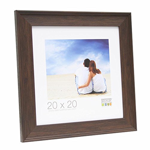 Deknudt Frames Bilderrahmen aus braunem Holz mit Netz, Harz, 15x20 von Deknudt Frames