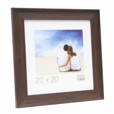 Deknudt Frames Bilderrahmen aus braunem Holz mit Netz, Harz, 20x30 von Deknudt Frames