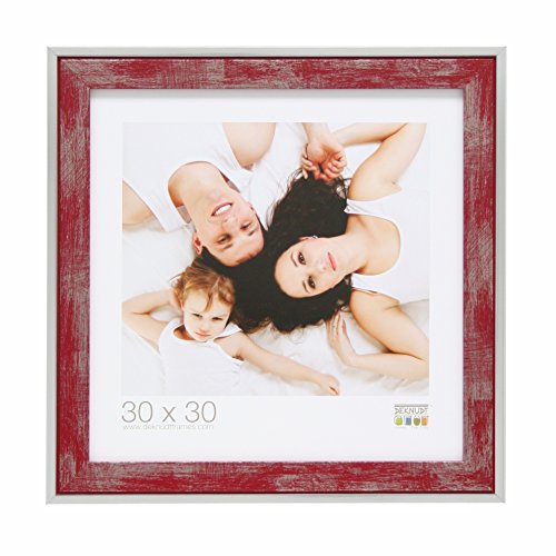 Deknudt Frames Bilderrahmen mit Aufsteller Größe (Bild): 25 cm H x 20 cm B, Farbe: Rot von Deknudt Frames