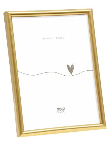Deknudt Frames Bilderrahmen aus Kunstharz für Foto 10x15 cm, Gold, zum Aufhängen oder Aufstellen, für Poster, S011A4 10x15 Deknudt Frames Bilderrahmen aus Kunstharz für Foto 10x15 cm, Gold, zum Aufhängen oder Aufstellen, für Poster, S011A4 10x15 von Deknudt Frames