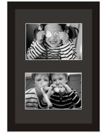Deknudt Frames S021V2-25.0X40.0 Fotorahmen, für 2 Fotos, Aluminium, 44,5 x 29,5 x 2 cm, Schwarz von Deknudt Frames