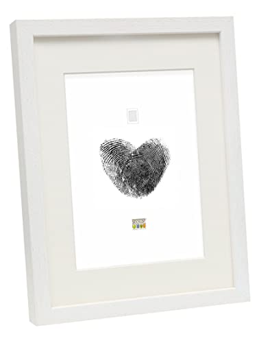Deknudt Frames Bilderrahmen Basic High White Holzleiste mit PTT-Bestellgröße = Rahmengröße, Holz, weiß, 18 x 24 cm Deknudt Frames Bilderrahmen Basic High White Holzleiste mit PTT-Bestellgröße = Rahmengröße, Holz, weiß, 18 x 24 cm von DEKNUDT