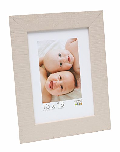 Deknudt Frames S224K1 Bilderrahmen 18x24 Basic, weisses Rohholz Holz Fotokader von Deknudt Frames