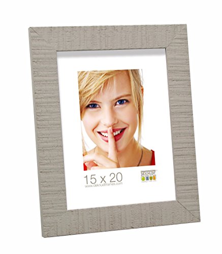 Deknudt Frames S43XF3-15.0X20.0 Bilderrahmen, Holz, strukturiert, 26,2 x 21,2 x 1,4 cm, Beige von Deknudt Frames